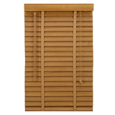 Sekey real wood blind - oak color - 50 mm slats with natural wood look